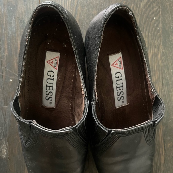 GUESS 90s Y2K Black Western Rodeo Maximalism Shoe Ankle Boots- 8 - Picture 9 of 10